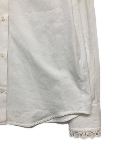 Vivienne Westwood RED LABEL（ヴィヴィアンウエストウッドレッドレーベル）Vivienne Westwood RED LABEL (ヴィヴィアンウエストウッドレッドレーベル) レース装飾シャツ ホワイト サイズ:01の古着・服飾アイテム
