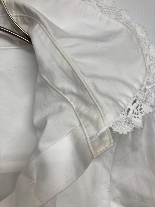 Vivienne Westwood RED LABEL（ヴィヴィアンウエストウッドレッドレーベル）Vivienne Westwood RED LABEL (ヴィヴィアンウエストウッドレッドレーベル) レース装飾シャツ ホワイト サイズ:01の古着・服飾アイテム