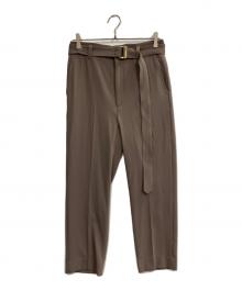 CULLNI（クルニ）の古着「Double Satin Slacks Pants」｜ベージュ