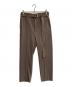 CULLNI（クルニ）の古着「Double Satin Slacks Pants」｜ベージュ