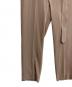 中古・古着 CULLNI (クルニ) Double Satin Slacks Pants ベージュ サイズ:1：6000円