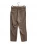 CULLNI (クルニ) Double Satin Slacks Pants ベージュ サイズ:1：6000円