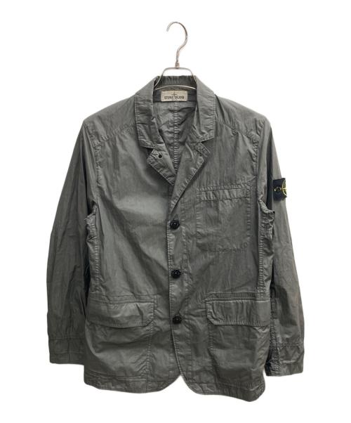 STONE ISLAND（ストーンアイランド）STONE ISLAND (ストーンアイランド) MUSSOLA WATRO OVER SHIRTS グレー サイズ:Lの古着・服飾アイテム