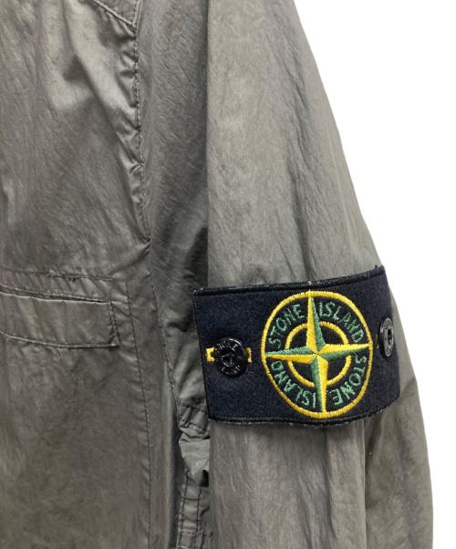 STONE ISLAND（ストーンアイランド）STONE ISLAND (ストーンアイランド) MUSSOLA WATRO OVER SHIRTS グレー サイズ:Lの古着・服飾アイテム