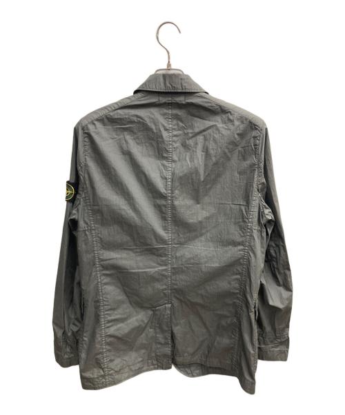 STONE ISLAND（ストーンアイランド）STONE ISLAND (ストーンアイランド) MUSSOLA WATRO OVER SHIRTS グレー サイズ:Lの古着・服飾アイテム