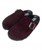 JIL SANDER+ジルサンダープラス）の古着「SABOT クロッグサンダル」｜バーガンディー