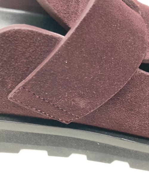 JIL SANDER+（ジルサンダープラス）JIL SANDER+ (ジルサンダープラス) SABOT クロッグサンダル バーガンディー サイズ:38の古着・服飾アイテム