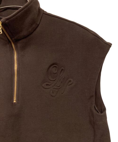 LOUNIE（ルーニー）LOUNIE (ルーニー) ハーフジップカットソーセットアップ ブラウン サイズ:36の古着・服飾アイテム