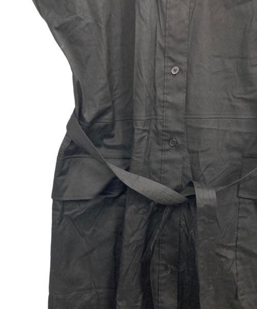 LACOSTE（ラコステ）LACOSTE (ラコステ) キモノスリーブシャツドレス ブラック サイズ:36の古着・服飾アイテム