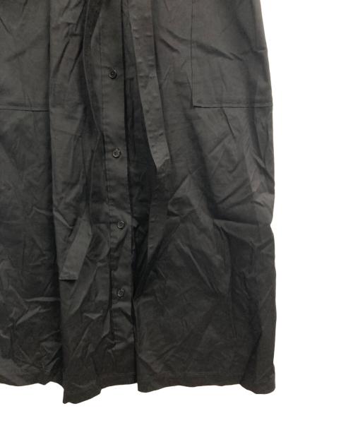 LACOSTE（ラコステ）LACOSTE (ラコステ) キモノスリーブシャツドレス ブラック サイズ:36の古着・服飾アイテム