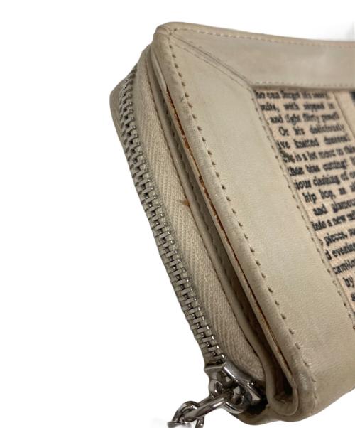 GALLIANO（ガリアーノ）GALLIANO (ガリアーノ) 2つ折り財布 ベージュの古着・服飾アイテム