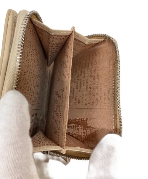 GALLIANO（ガリアーノ）GALLIANO (ガリアーノ) 2つ折り財布 ベージュの古着・服飾アイテム