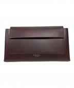 REVELレヴェル）の古着「EST OIL 長財布」｜ブラウン