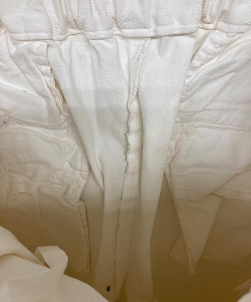 KAGURE（カグレ）kagure (カグレ) コットンイージーパンツ ホワイト サイズ:Freeの古着・服飾アイテム