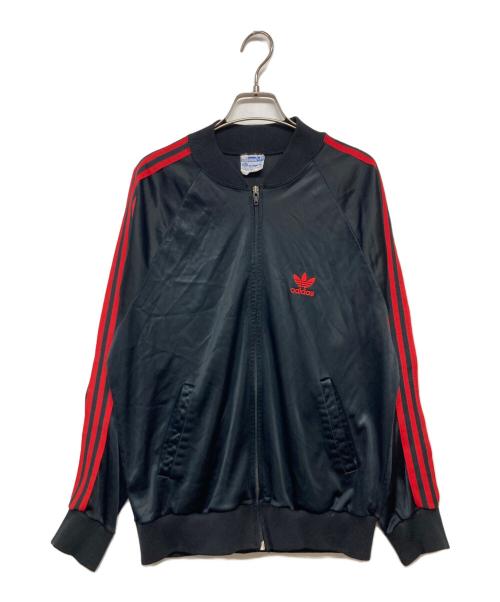 adidas（アディダス）adidas (アディダス) ATPジャケット ブラック×レッド サイズ:Mの古着・服飾アイテム