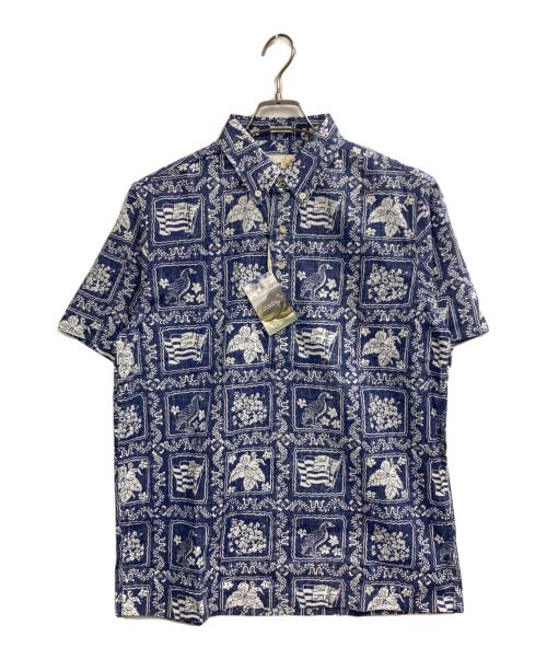 reyn spooner（レイン スプナー）reyn spooner (レイン スプナー) SHIPS (シップス) ラハイナセーラープルオーバーシャツ ブルー サイズ:S 未使用品の古着・服飾アイテム