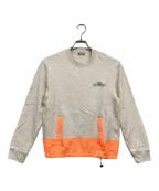 kolor/BEACONカラービーコン）の古着「切替スウェット」｜アイボリー