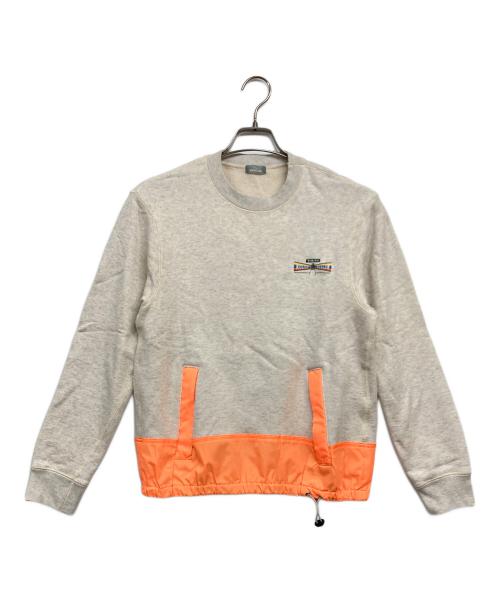 kolor/BEACON（カラービーコン）kolor/BEACON (カラービーコン) 切替スウェット アイボリーの古着・服飾アイテム