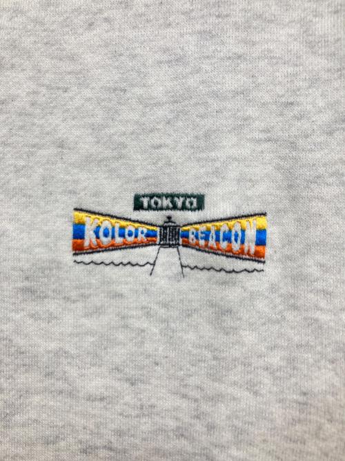 kolor/BEACON（カラービーコン）kolor/BEACON (カラービーコン) 切替スウェット アイボリーの古着・服飾アイテム