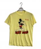 ヴィンテージTシャツヴィンテージTシャツ）の古着「ミッキーマウスプリントTシャツ」｜イエロー