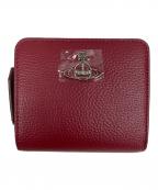 Vivienne Westwoodヴィヴィアンウエストウッド）の古着「MEDIUM ZIP WALLET」｜レッド