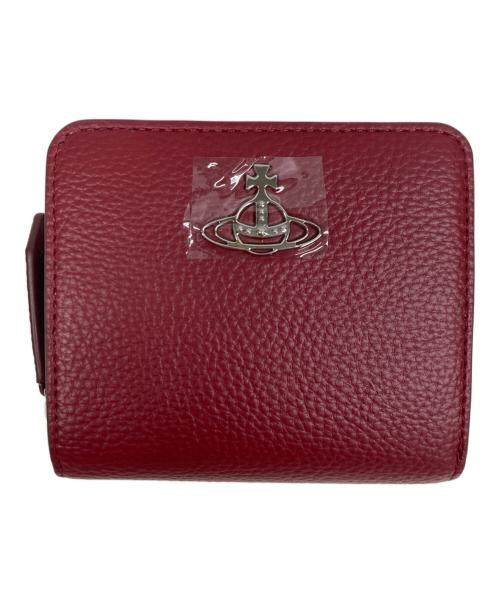 Vivienne Westwood（ヴィヴィアンウエストウッド）Vivienne Westwood (ヴィヴィアンウエストウッド) MEDIUM ZIP WALLET レッド 未使用品の古着・服飾アイテム