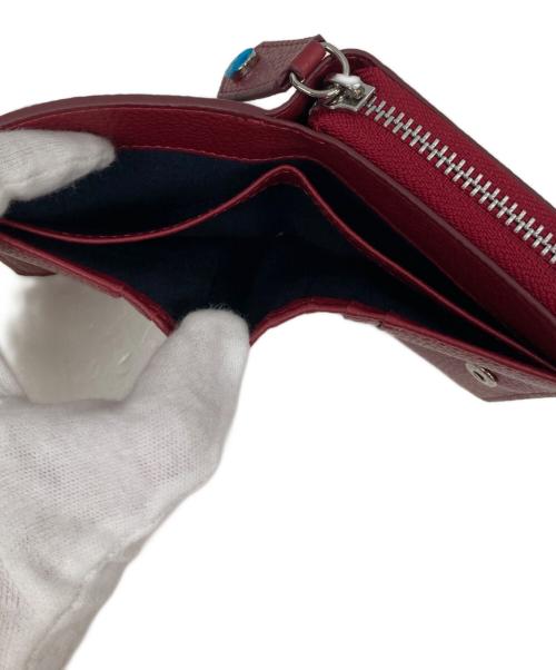 Vivienne Westwood（ヴィヴィアンウエストウッド）Vivienne Westwood (ヴィヴィアンウエストウッド) MEDIUM ZIP WALLET レッド 未使用品の古着・服飾アイテム