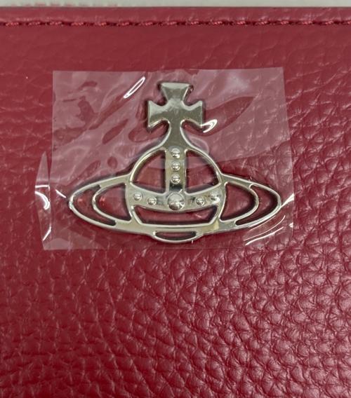 Vivienne Westwood（ヴィヴィアンウエストウッド）Vivienne Westwood (ヴィヴィアンウエストウッド) MEDIUM ZIP WALLET レッド 未使用品の古着・服飾アイテム