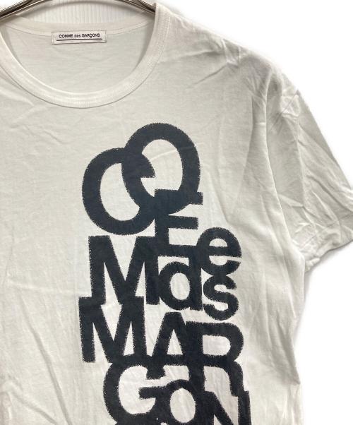 COMME des GARCONS（コムデギャルソン）COMME des GARCONS (コムデギャルソン) プリントTシャツ ホワイト サイズ:記載なし（実寸サイズを参照ください）の古着・服飾アイテム