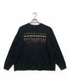 BIOTOP×NINE INCH NAILSビオトープ×ナイン・インチ・ネイルズ）の古着「長袖カットソー」｜ブラック