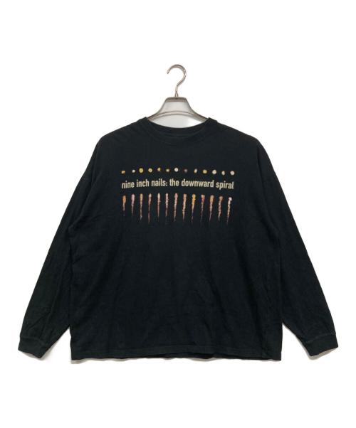 BIOTOP（ビオトープ）BIOTOP (ビオトープ) NINE INCH NAILS (ナイン・インチ・ネイルズ) 長袖カットソー ブラック サイズ:Lの古着・服飾アイテム