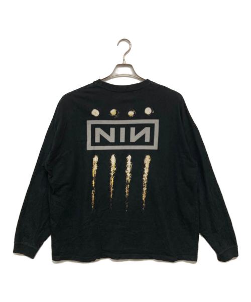 BIOTOP（ビオトープ）BIOTOP (ビオトープ) NINE INCH NAILS (ナイン・インチ・ネイルズ) 長袖カットソー ブラック サイズ:Lの古着・服飾アイテム