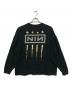 BIOTOP (ビオトープ) NINE INCH NAILS (ナイン・インチ・ネイルズ) 長袖カットソー ブラック サイズ:L：9000円