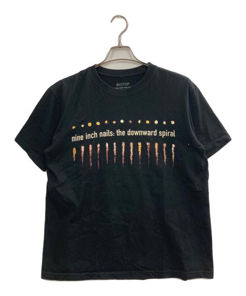 BIOTOP（ビオトープ）BIOTOP (ビオトープ) Nine Inch Nails (ナイン・インチ・ネイルズ) 半袖カットソー ブラック サイズ:Lの古着・服飾アイテム
