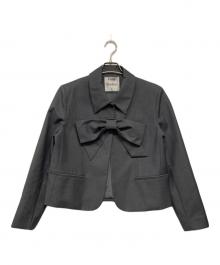 Fano Studios（ファノ ストゥディオズ）の古着「リボンジャケット」｜グレー