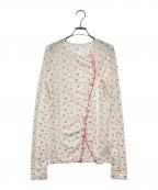 little sunny biteリトルサニーバイト）の古着「floral tulle top」｜アイボリー