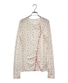 little sunny bite（リトルサニーバイト）の古着「floral tulle top」｜アイボリー