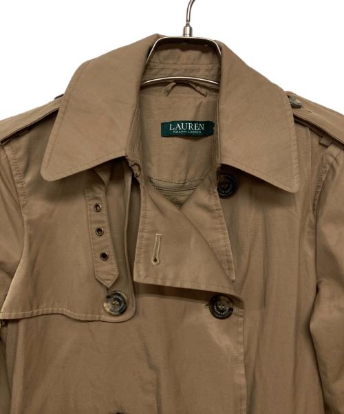 LAUREN RALPH LAUREN（ローレンラルフローレン）LAUREN RALPH LAUREN (ローレンラルフローレン) トレンチコート ベージュ サイズ:XXSの古着・服飾アイテム