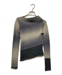 PERVERZE（パーバーズ）の古着「Double Face Knit Tops」｜グレー