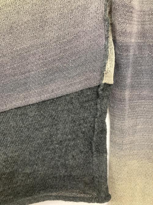 PERVERZE（パーバーズ）PERVERZE (パーバーズ) Double Face Knit Tops グレー サイズ:Fの古着・服飾アイテム