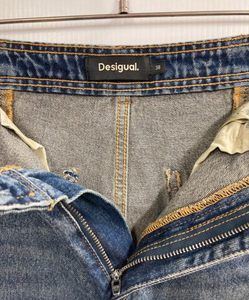 Desigual（デシグアル）Desigual (デシグアル) COW デニムロングパンツ ネイビー サイズ:38の古着・服飾アイテム