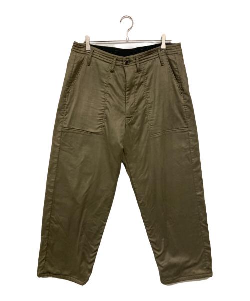 Porter Classic（ポータークラシック）Porter Classic (ポータークラシック) 裏フリースベイカーパンツ オリーブ サイズ:Lの古着・服飾アイテム