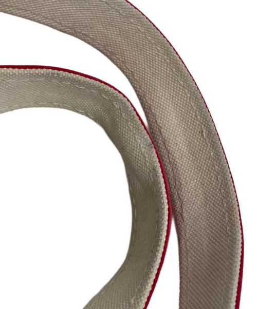 L.L.Bean（エルエルビーン）L.L.Bean (エルエルビーン) キャンバストートバッグ レッド×アイボリーの古着・服飾アイテム