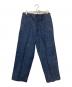 Dry Bones（ドライボーンズ）の古着「シンチバックデニムパンツ」｜ネイビー