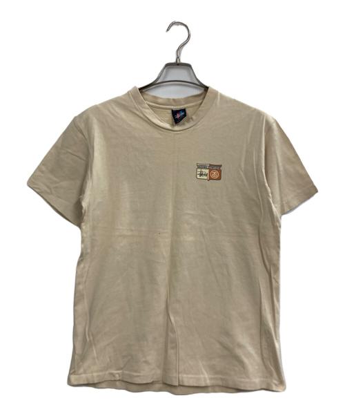 stussy（ステューシー）stussy (ステューシー) プリントTシャツ アイボリー サイズ:Mの古着・服飾アイテム