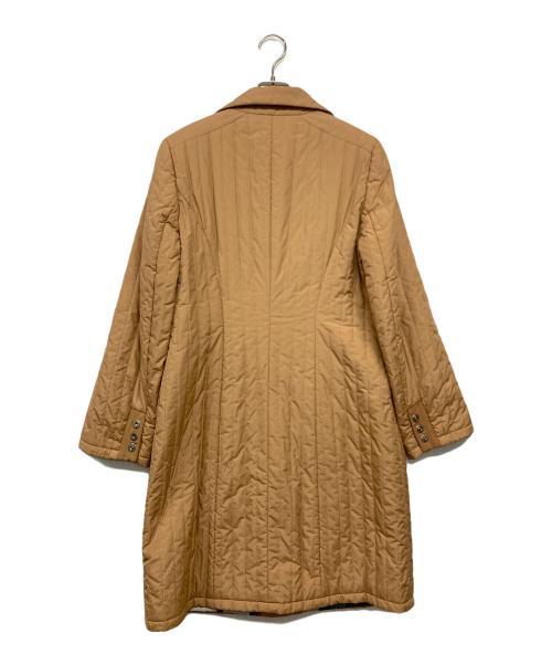 Salvatore Ferragamo（サルヴァトーレ フェラガモ）Salvatore Ferragamo (サルヴァトーレ フェラガモ) キルティングコート ベージュ サイズ:42の古着・服飾アイテム