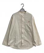 DANTONダントン）の古着「BAND COLLAR SHIRT」｜アイボリー