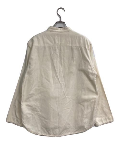 DANTON（ダントン）DANTON (ダントン) BAND COLLAR SHIRT アイボリー サイズ:38の古着・服飾アイテム