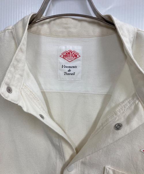 DANTON（ダントン）DANTON (ダントン) BAND COLLAR SHIRT アイボリー サイズ:38の古着・服飾アイテム