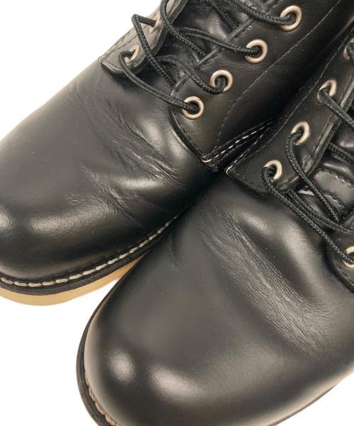 RED WING（レッドウィング）RED WING (レッドウィング) 6-inch Classic Round ブラック サイズ:91/2Dの古着・服飾アイテム